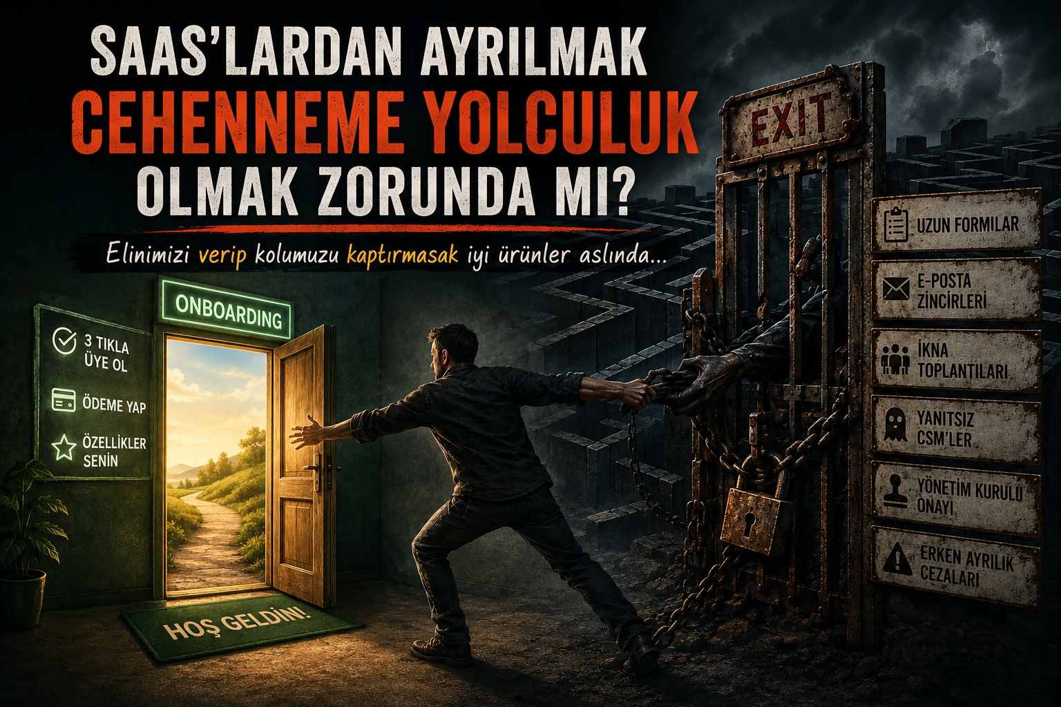 Eren Kumcuoğlu — SaaS&rsquo;lardan ayrılmak cehenneme yolculuk olmak zorunda mı?