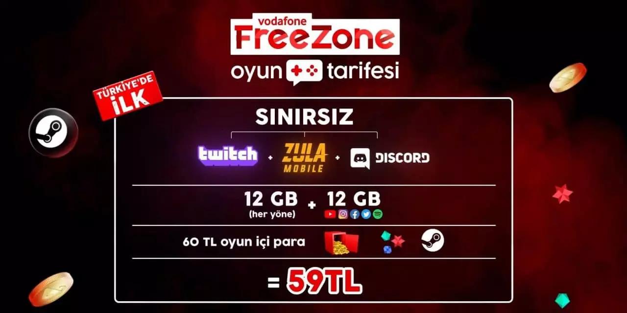 Vodafone FreeZone Gaming × Zula Mobile — category-first subscription bundle for Turkish mobile gaming, 2019–2020
